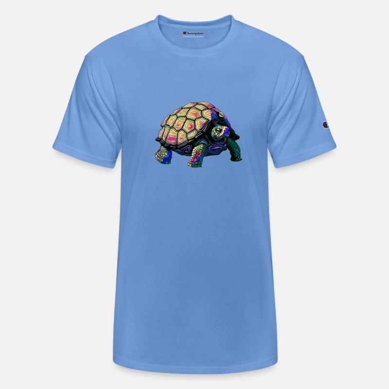 Trippy Vaporwave tortoise