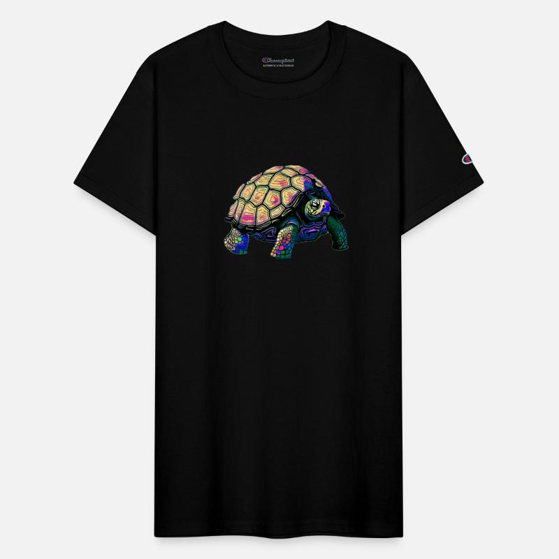 Trippy Vaporwave tortoise