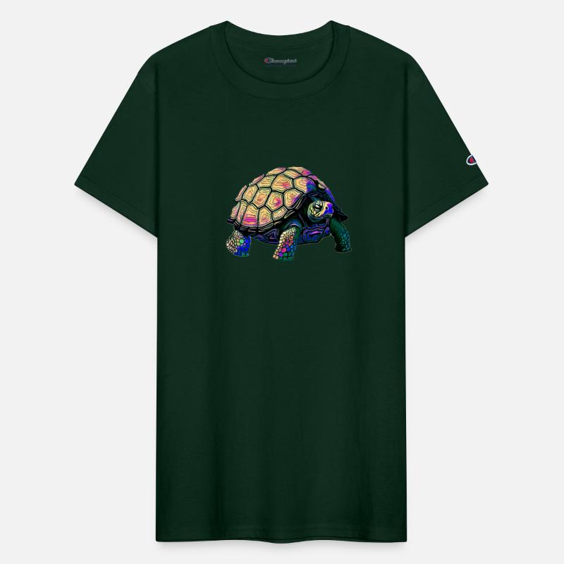 Trippy Vaporwave tortoise