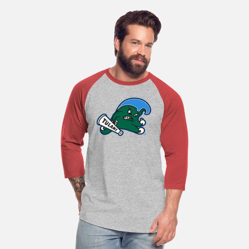 Tulane Green Wave Left Chest Icon Black