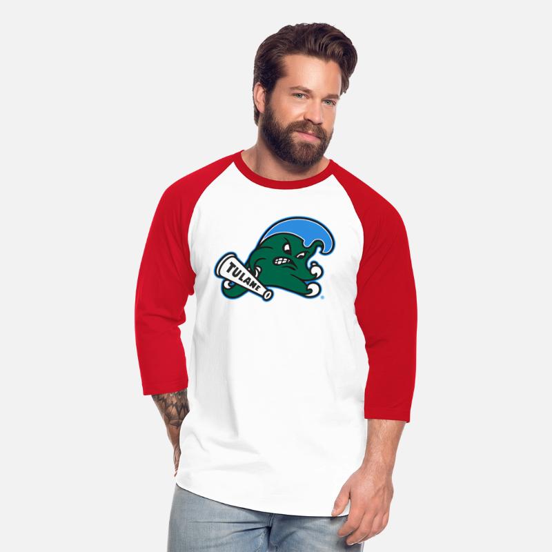 Tulane Green Wave Left Chest Icon Black