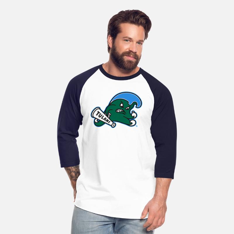 Tulane Green Wave Left Chest Icon Black