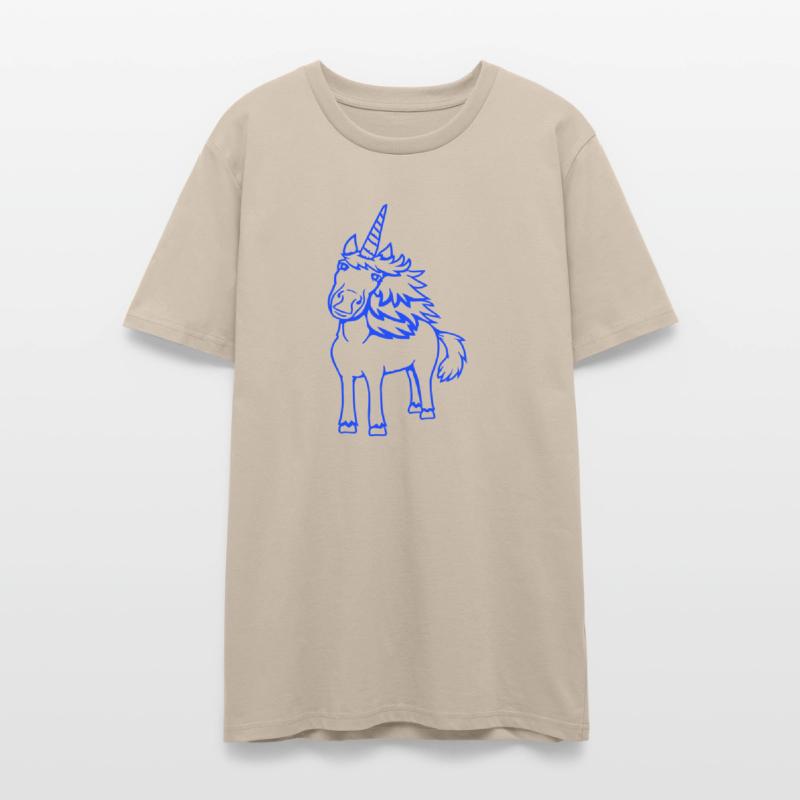 Unicorn Pretty Hair Cute Friendly Cartoon Horse