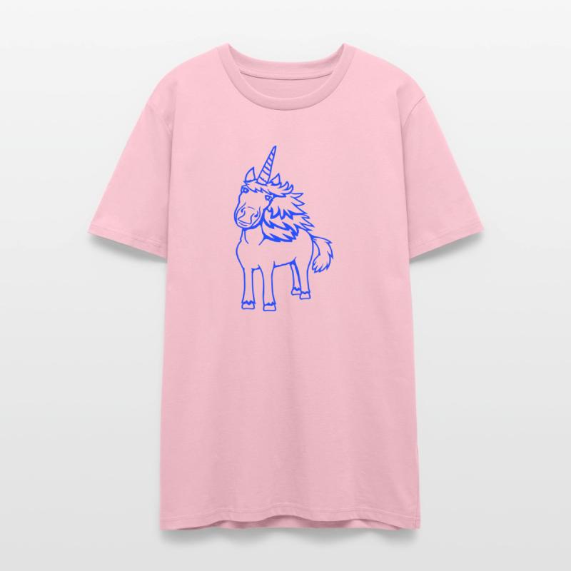 Unicorn Pretty Hair Cute Friendly Cartoon Horse