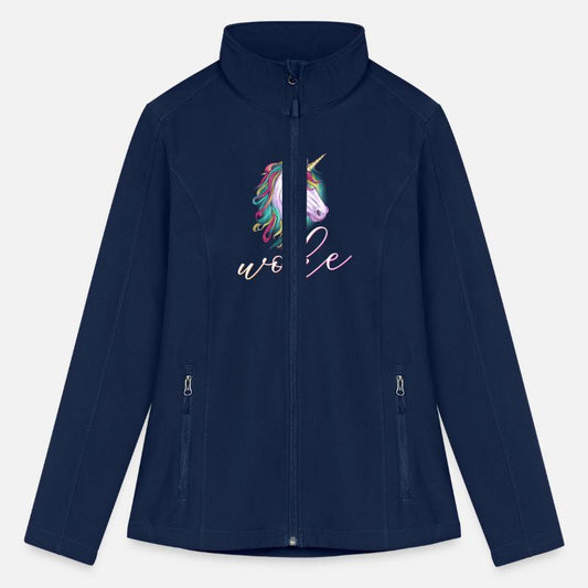 Unicorn with funny quote: WOKE