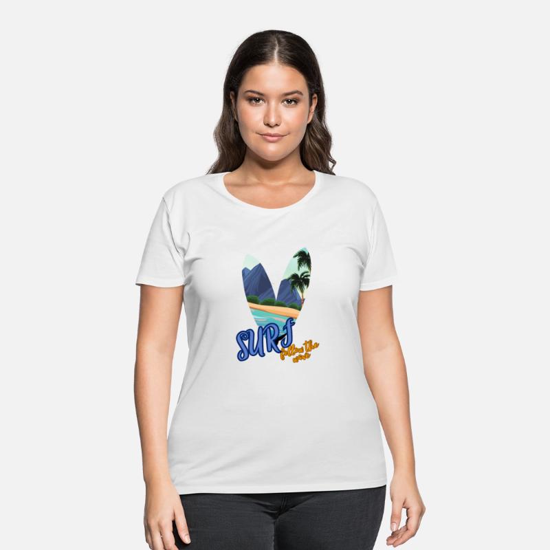 Unisex T-Shirt Surf ,follow the wave