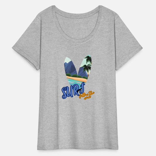 Unisex T-Shirt Surf ,follow the wave