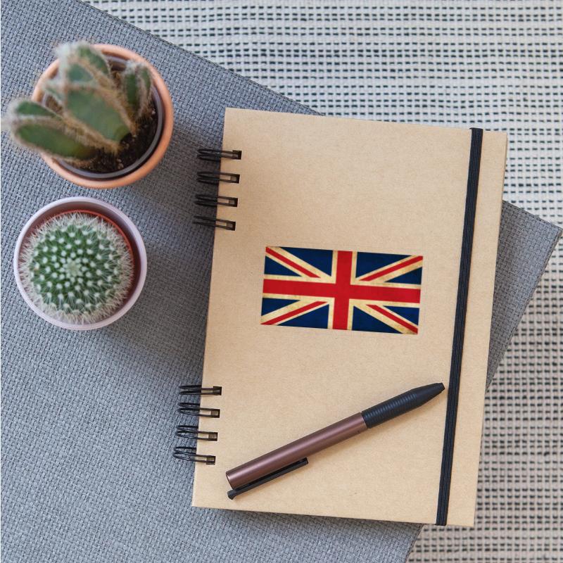 United Kingdom grunge national flag