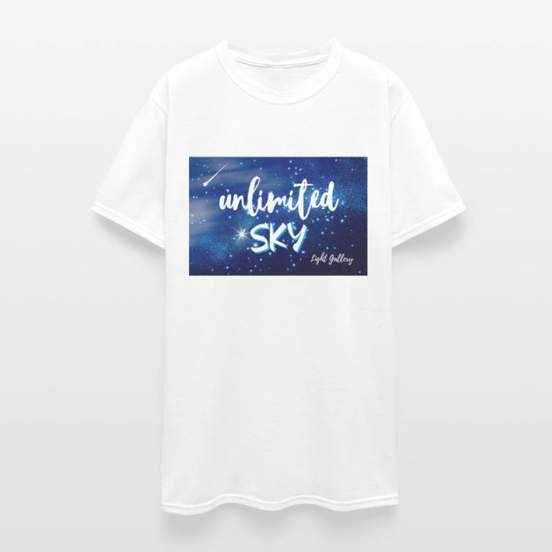 Unlimited sky with a shooting star