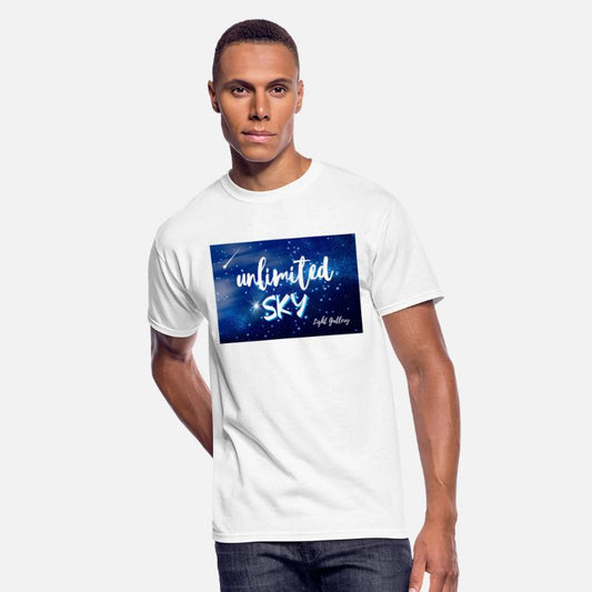 Unlimited sky with a shooting star