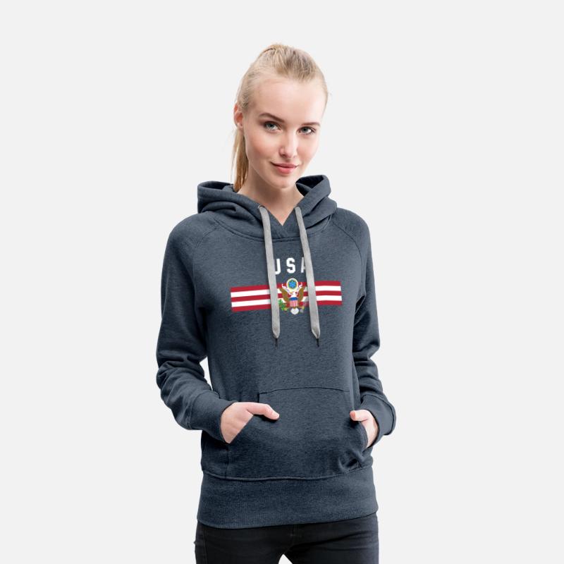 USA - flag and coat of arms