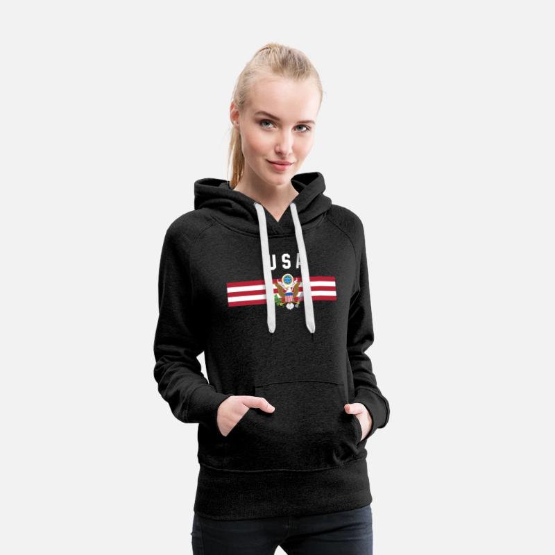 USA - flag and coat of arms