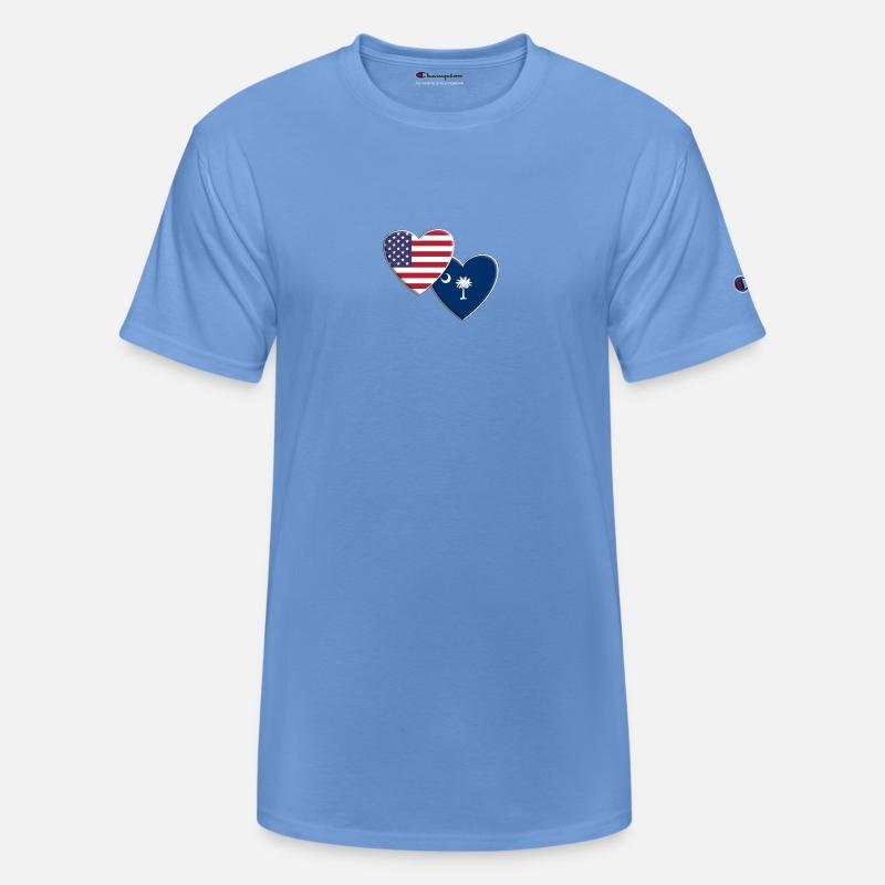 USA American State Of South Carolina Flag