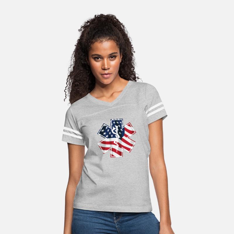 USA Patriotic Paramedic EMT Medical Service Symbol