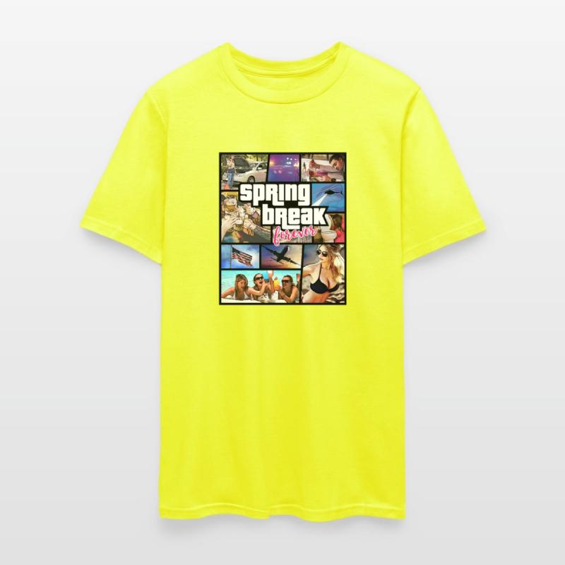 USA Spring Break Comic Style