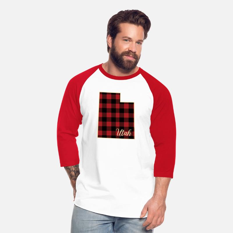Utah Buffalo Plaid Silhouette Home State Pride