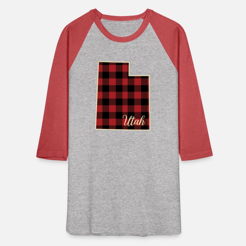 Utah Buffalo Plaid Silhouette Home State Pride
