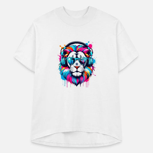Vibrant Ink Splatter Swag Lion Pop Art, Colorful
