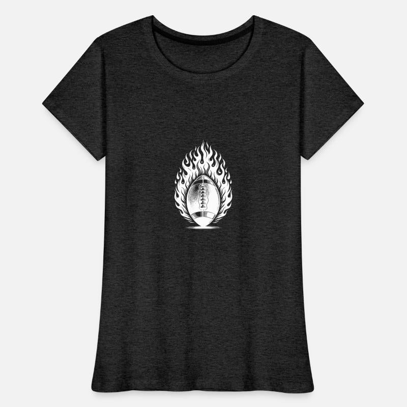 Vintage Football Kick In Flames And Fire