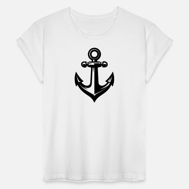 Vintage Old Anchor In Tattoo Style