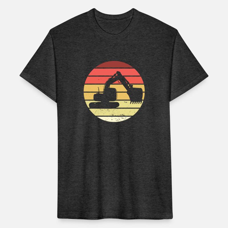 Vintage Retro Excavator