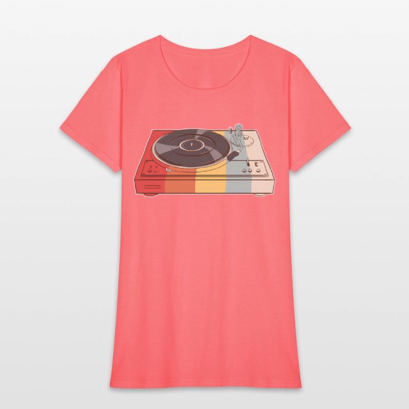 Vinyl Records Turntable Dj