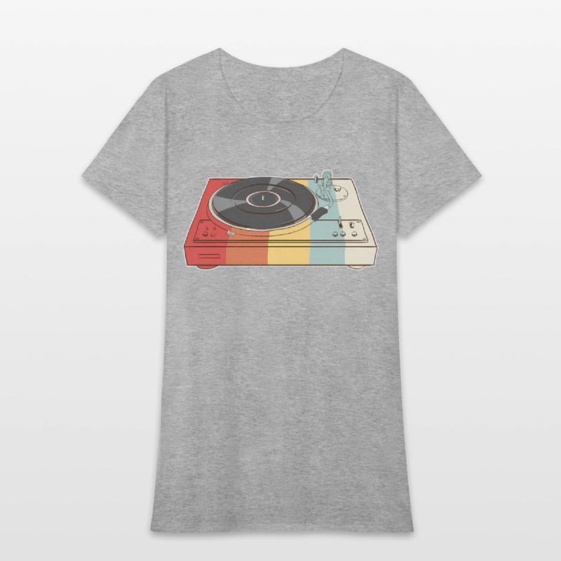 Vinyl Records Turntable Dj