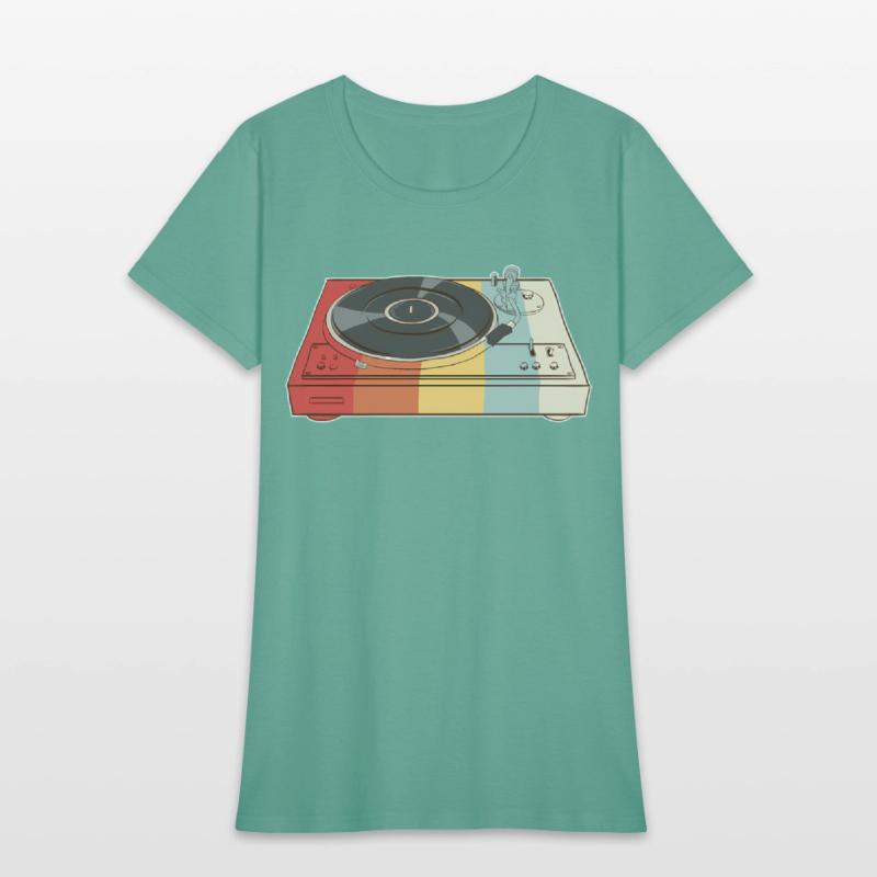 Vinyl Records Turntable Dj