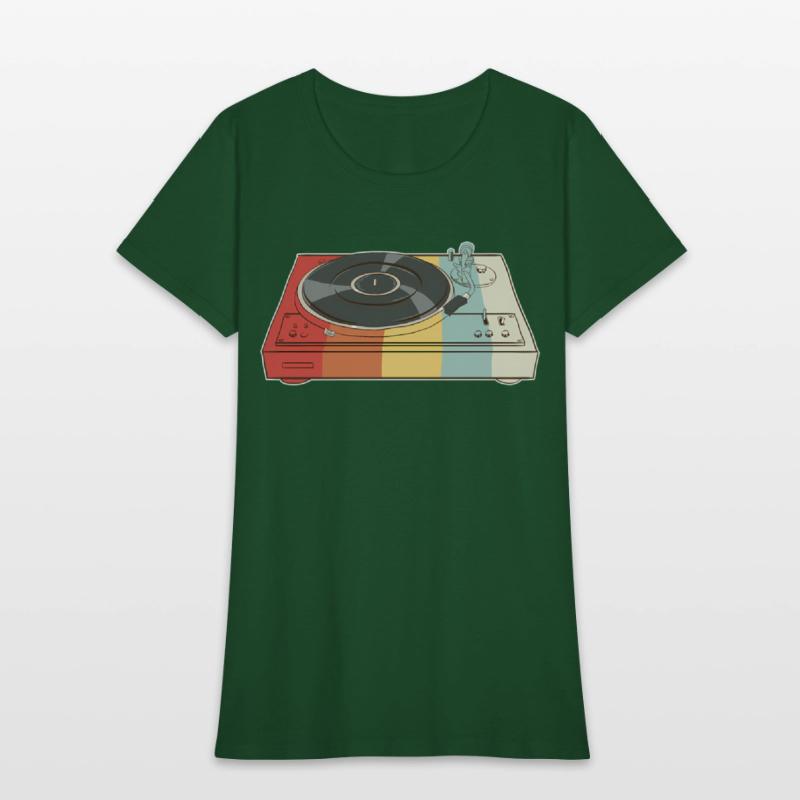 Vinyl Records Turntable Dj