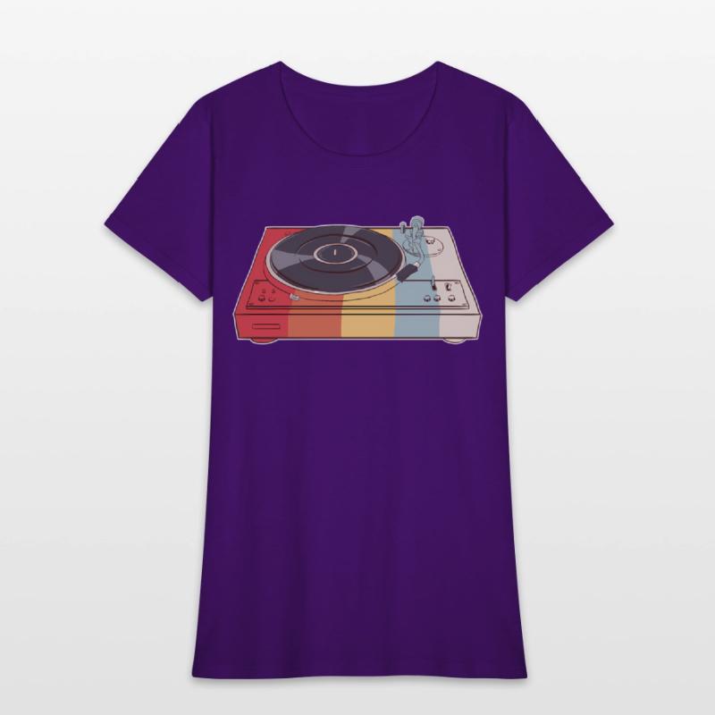 Vinyl Records Turntable Dj