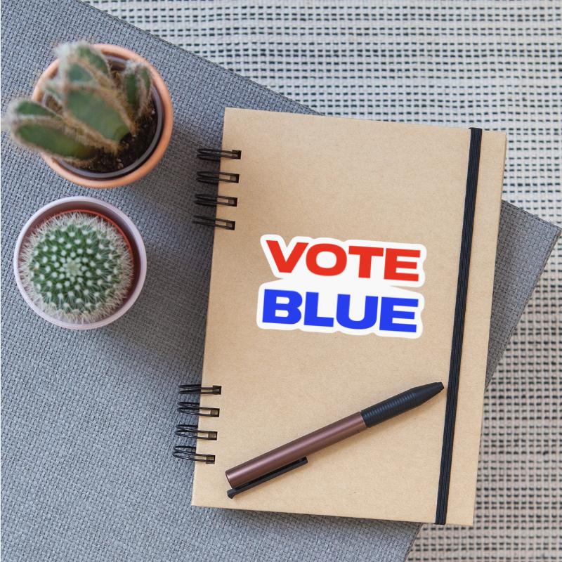 Vote Blue Democratic Party Liberal Voting