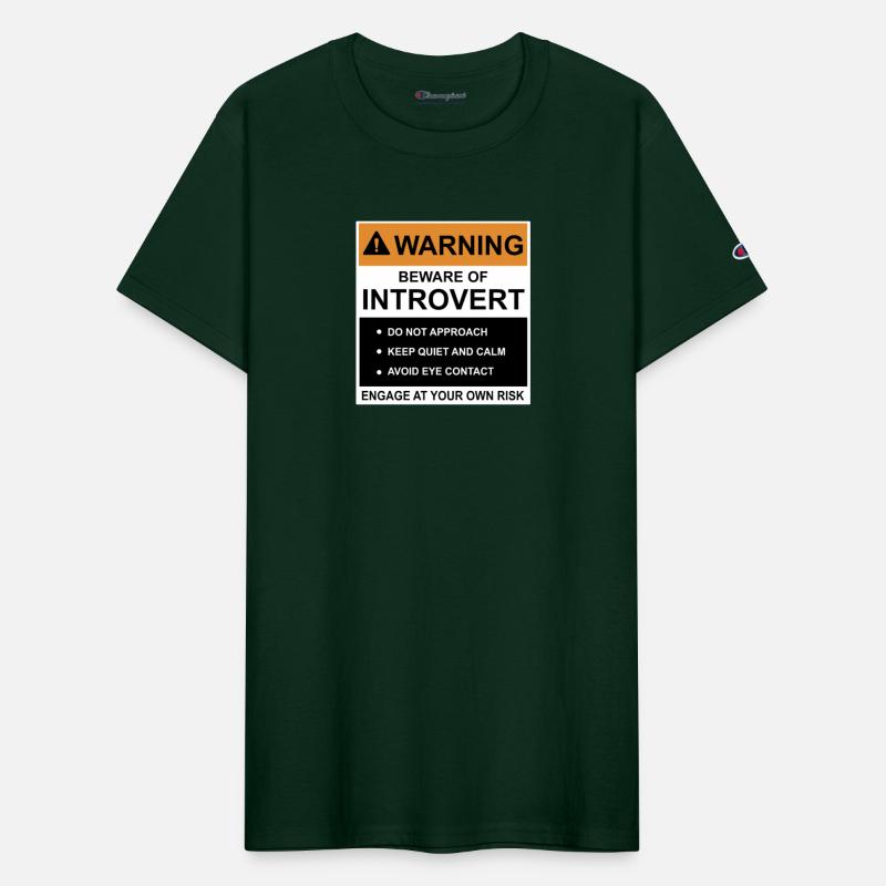 Warning Beware Of Introvert. Do Not Approach