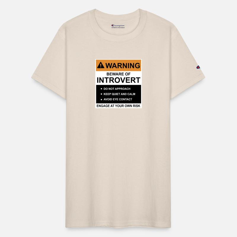 Warning Beware Of Introvert. Do Not Approach