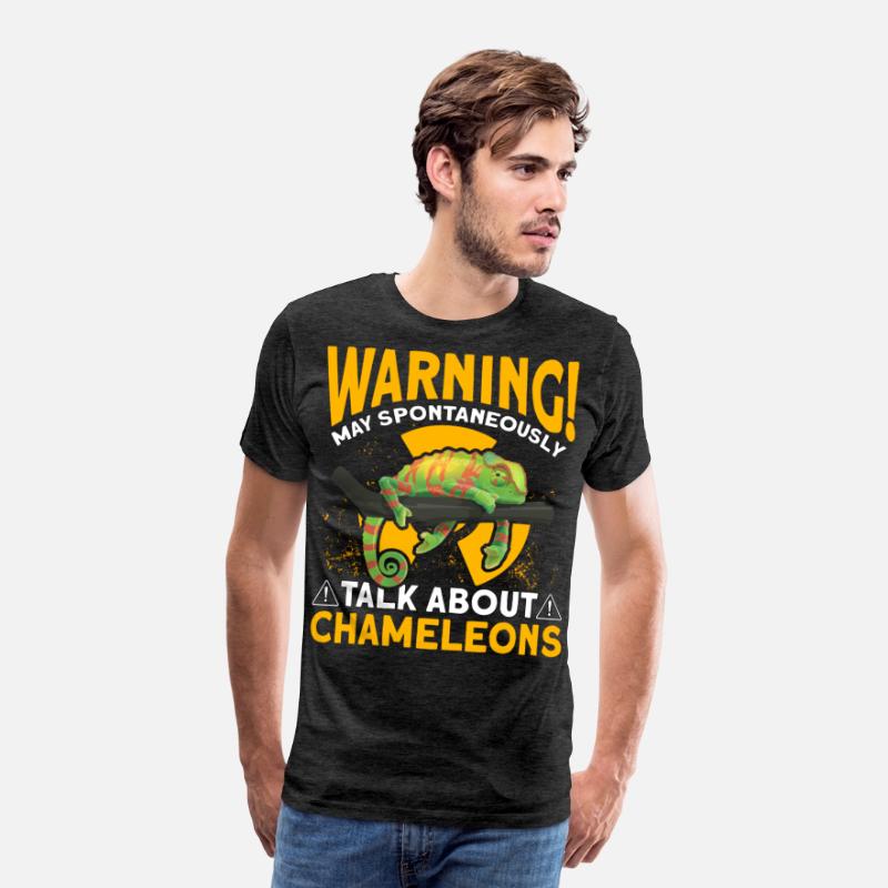 Warning may spontaneously talking about chameleons