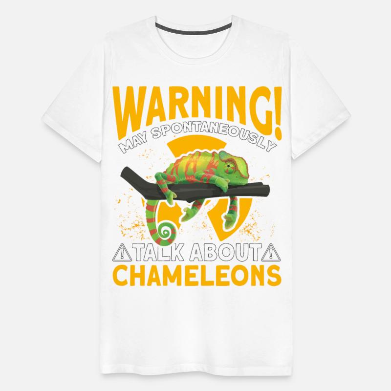Warning may spontaneously talking about chameleons