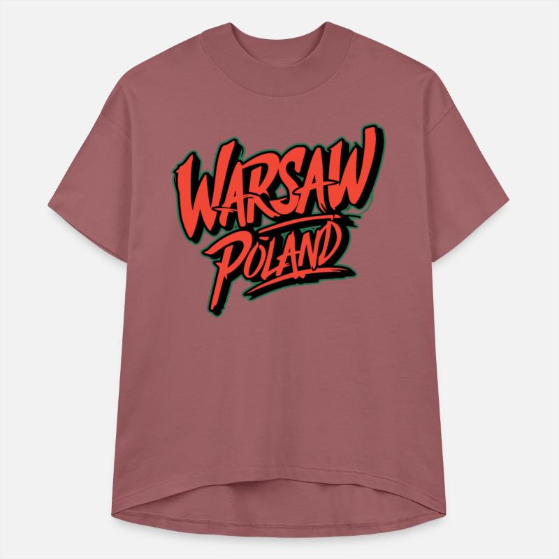 Warsaw Poland Souvenir Graphic Design