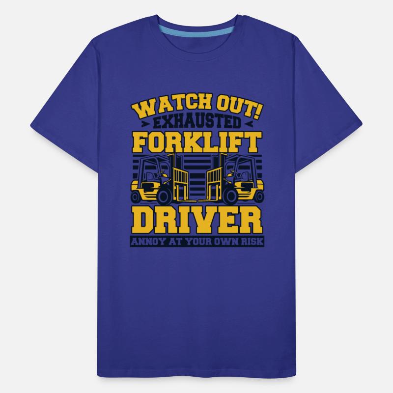 Watch Out Exhausted Forklift Driver Pro Forklift
