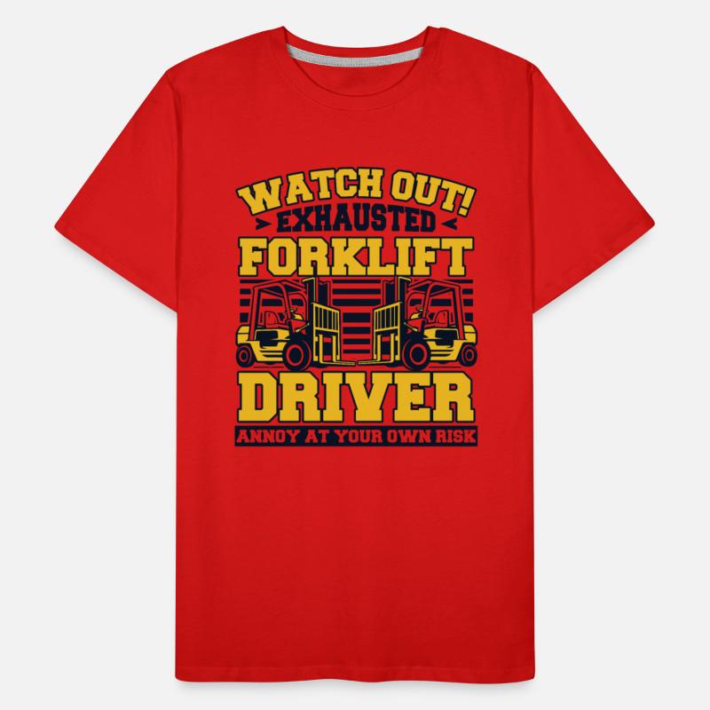 Watch Out Exhausted Forklift Driver Pro Forklift