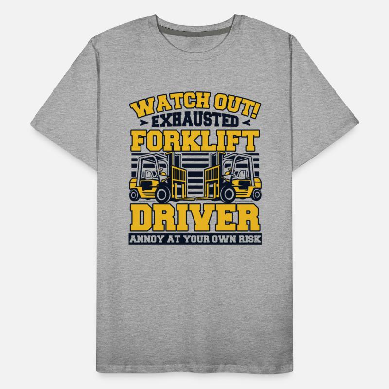 Watch Out Exhausted Forklift Driver Pro Forklift