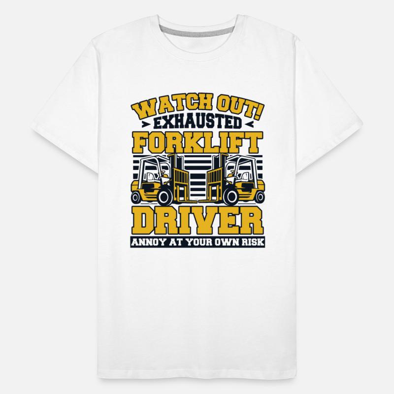 Watch Out Exhausted Forklift Driver Pro Forklift