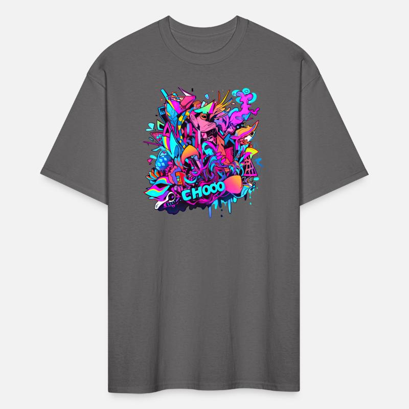 Watercolor splash graffiti design. Choo.