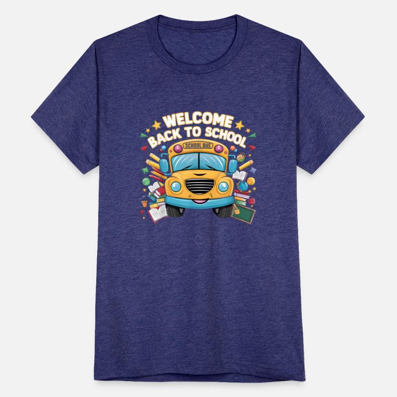 Welcome Back To School Bus Happy First Day Of Scho