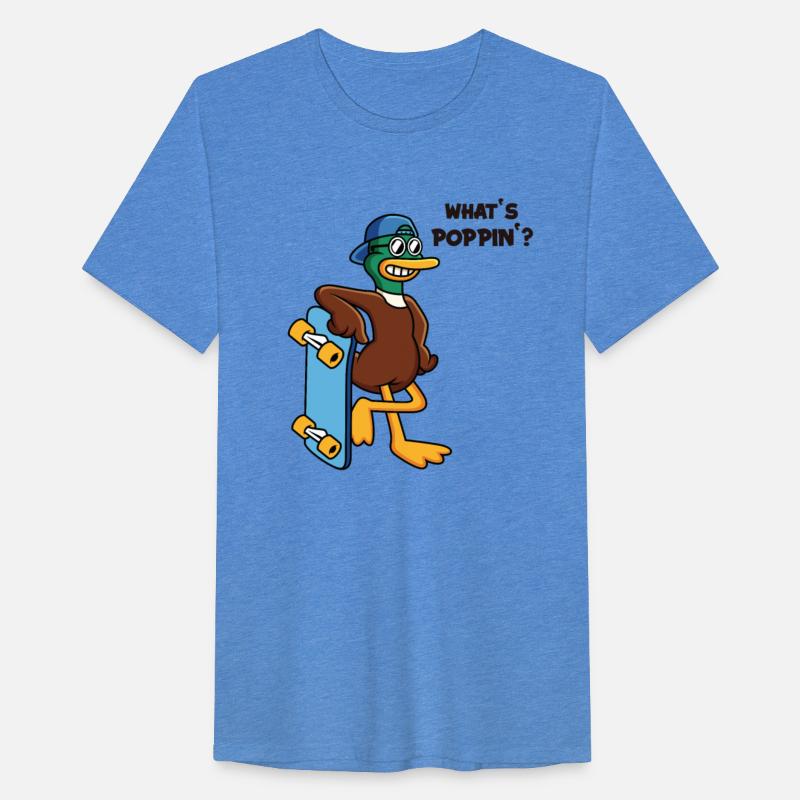 What's Poppin Duck Skaterboy Skateboardkid