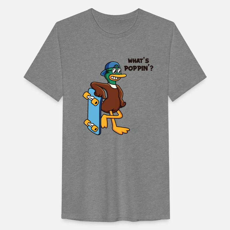 What's Poppin Duck Skaterboy Skateboardkid
