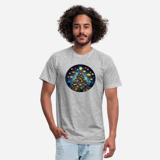 Whimsical Christmas Tree with Paper Lanterns