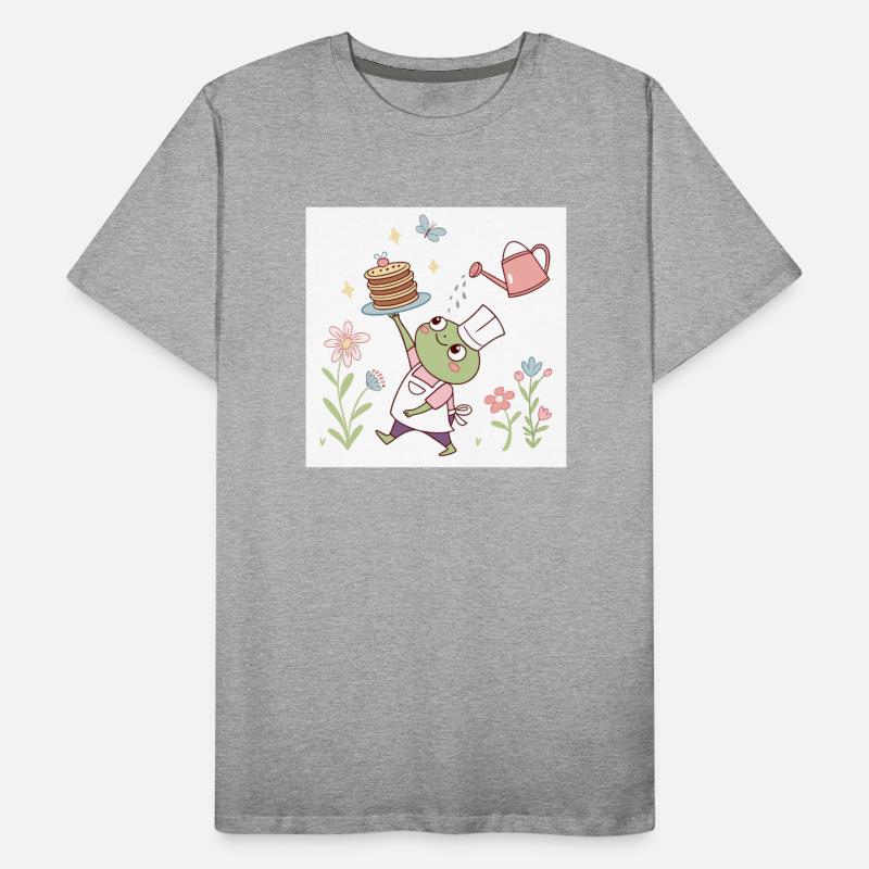 Whimsical Frog Chef with Pancakes