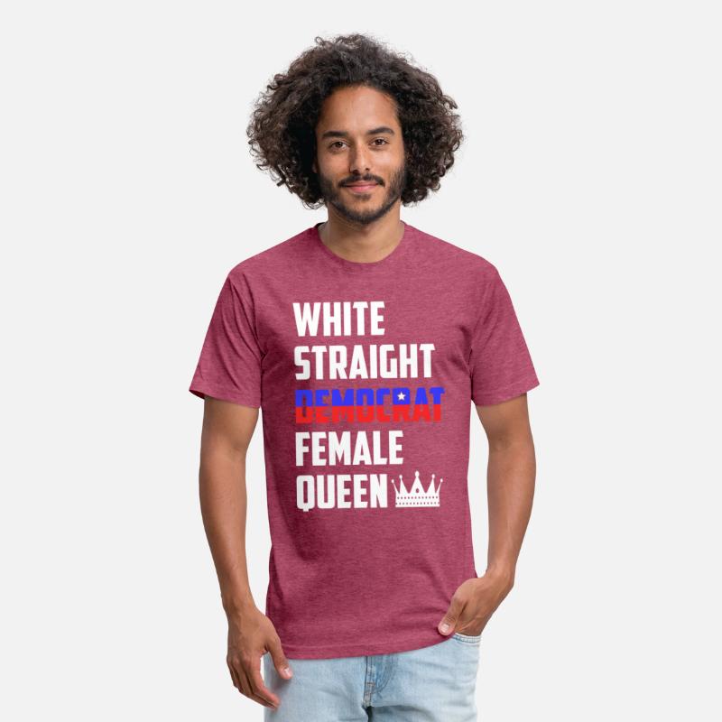 White Straight Democrat Female Queen Funny Democra