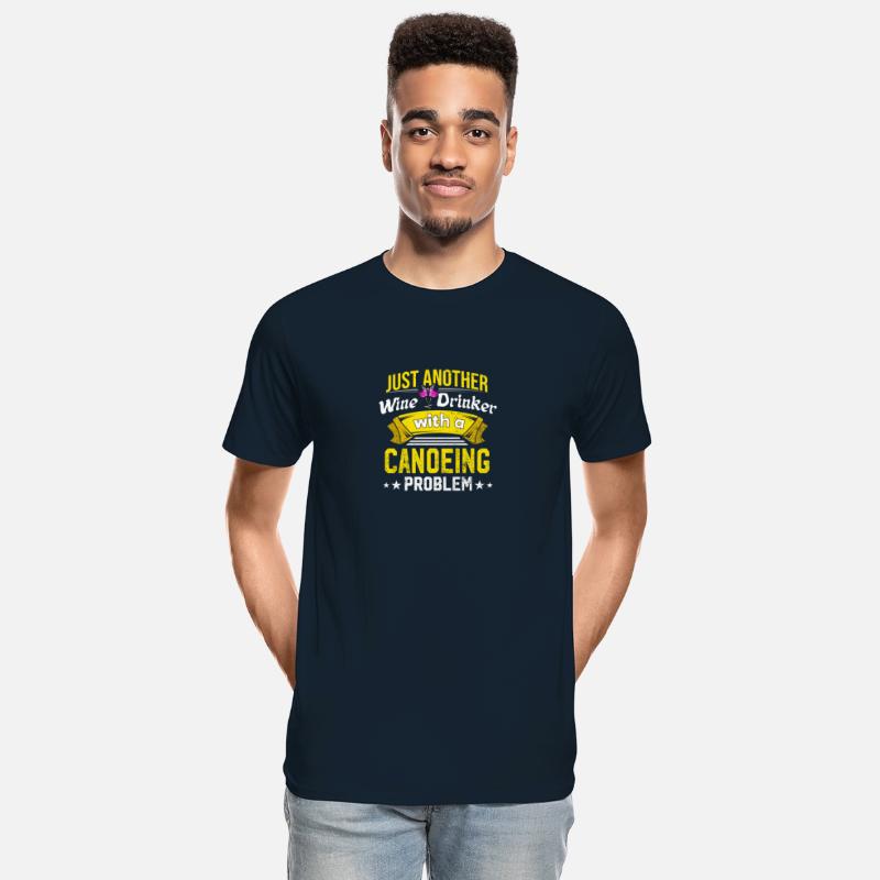 Wine Drinker with Canoeing Problem Wine Lover Funn