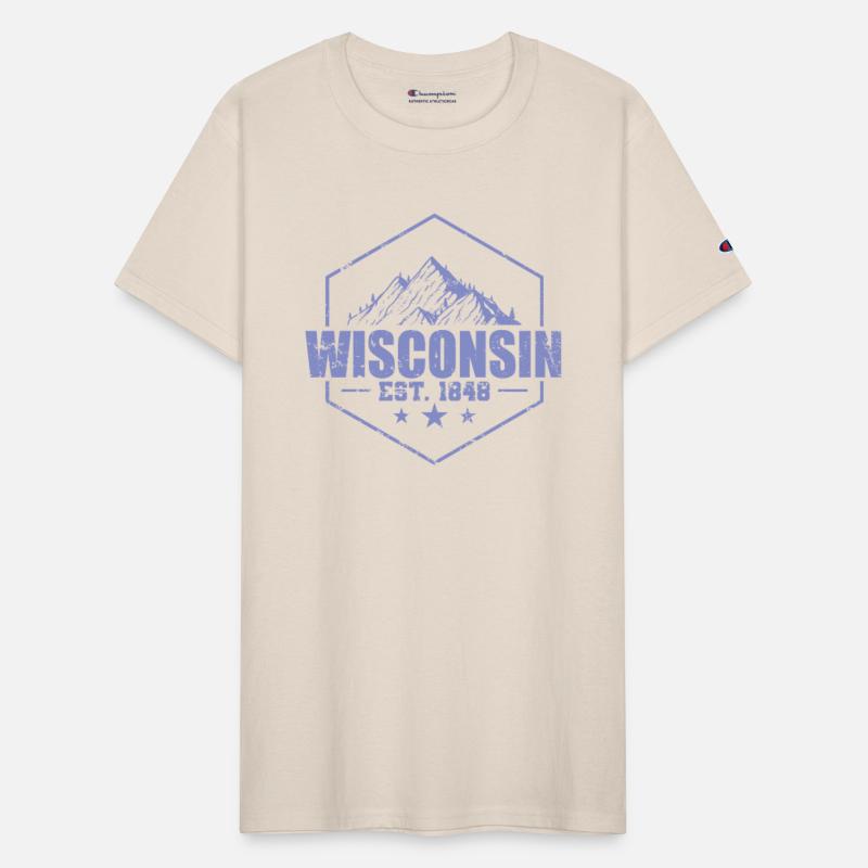 Wisconsin Est. 1848 USA State