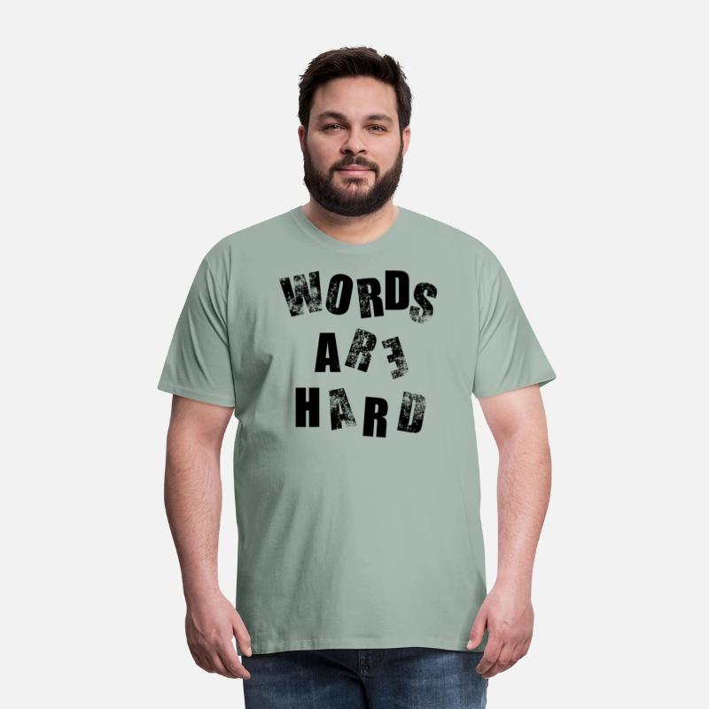 Words Are Hard - Black